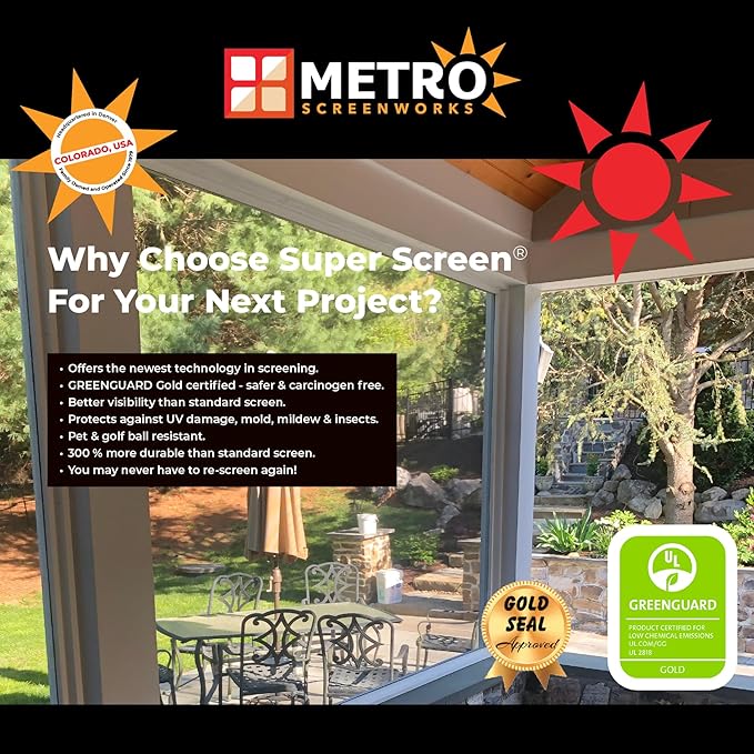 Pet & Weather Resistant Insect Screen