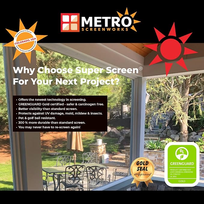 Pet & Weather Resistant Insect Screen