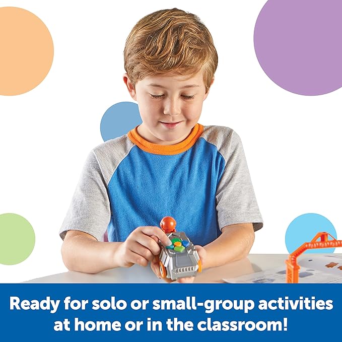 Learning Resources Space Rover Deluxe Coding Activity Set - Robotics for Kids, STEM Interactive Programming, Scientific Toys, Critical Thinking, Engineering Gift, Games for Boys and Girls