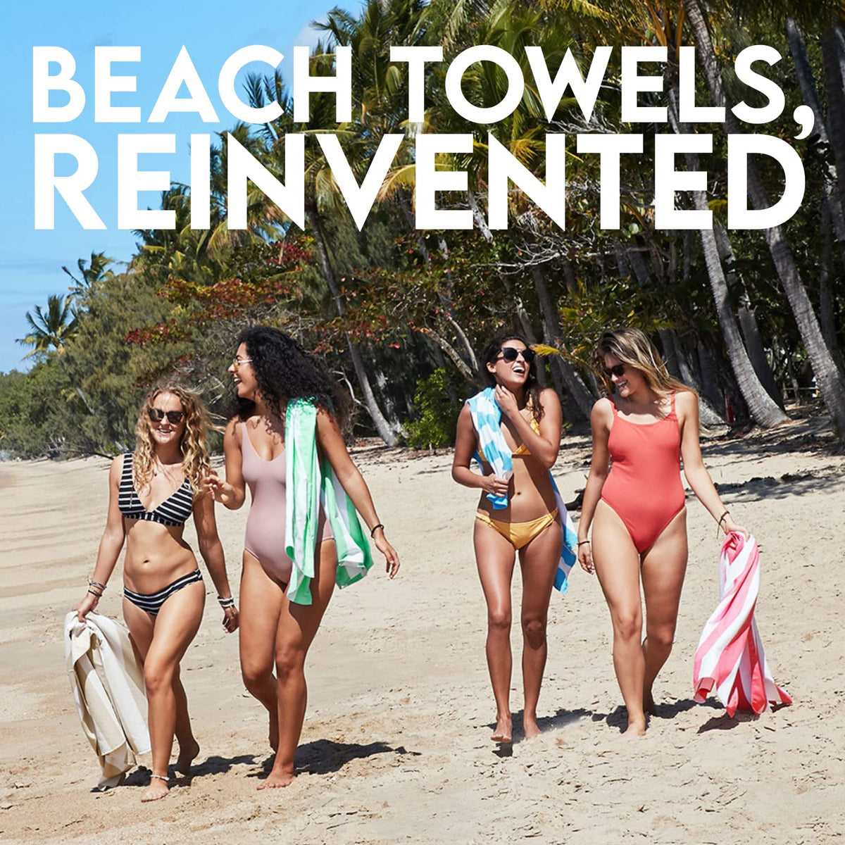 Dock & Bay Quick Drying Towel - for Sports & Gym - Compact, Lightweight - 100% Recycled - Includes Bag - Cabana Light - Malibu Pink, Double Extra Large (180x200cm, 70x78)