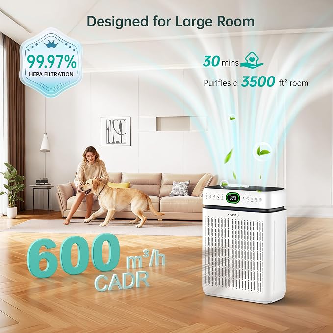 Air Purifiers for Home Large Room Up to 3500 Sq Ft