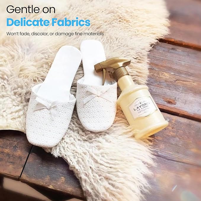 LAVONS Fabric Spray Freshener for Carpet Fresh, Pet Safe Linen Spray for Bedding, Organic Fabric Refresher Spray for Home & Offices, Natural Carpet Freshener from Japan, 12.5 Fl Oz LOVELY CHIC