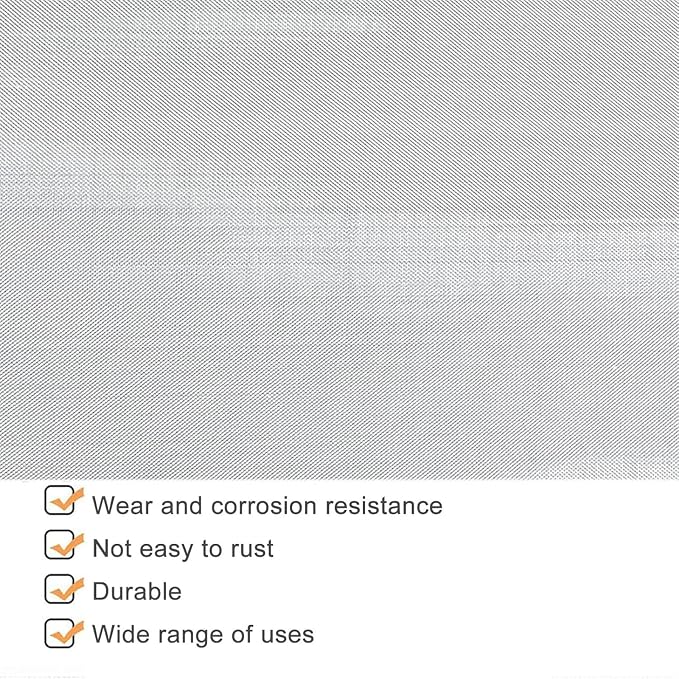 Stainless Steel Woven Wire Mesh Roll 60/120 Mesh, 304 Fine Filter Screen Cloth