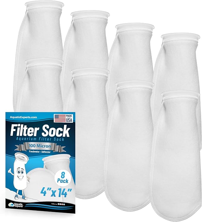 Aquatic Experts 4 inch Ring 100 Micron Felt Filter Sock