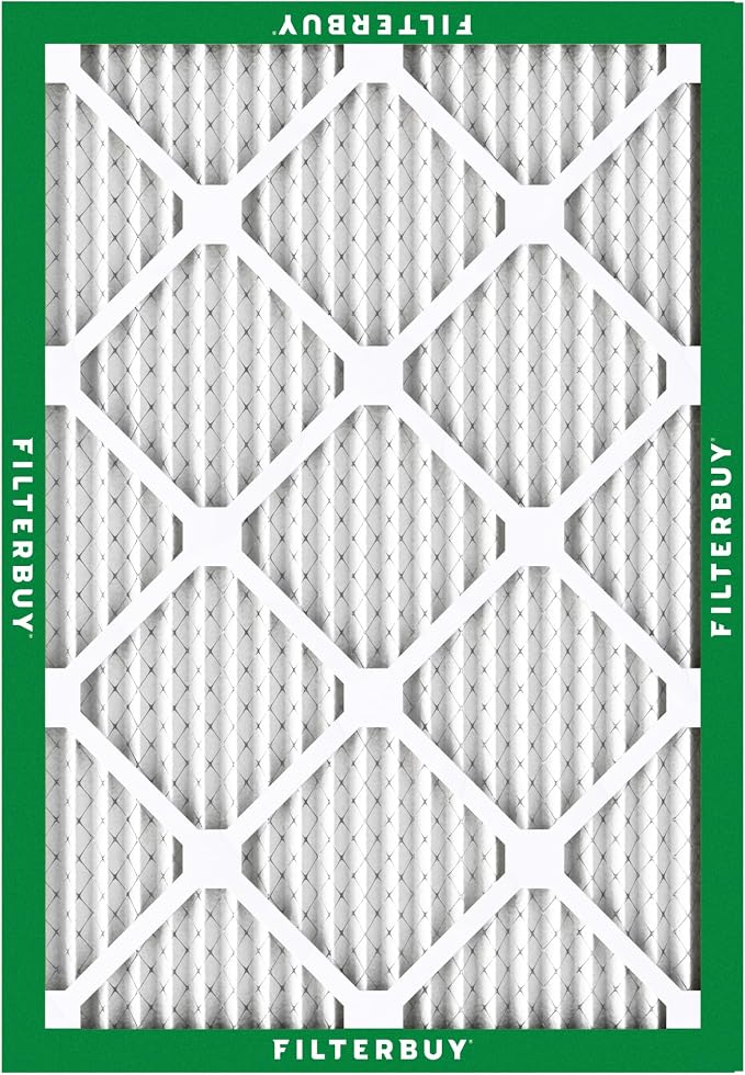 Filterbuy 17x20x1 Air Filter MERV 8 Essential Dust & Allergy Defense,