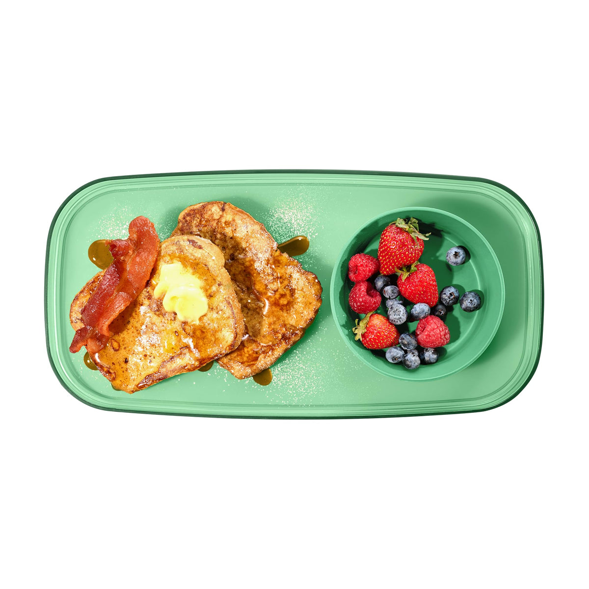madesmart dipware Small Serving Plate, Stackable & Removable Dip Bowl for Salsa, Queso, Salad, Olives, Dishwasher & Microwave Safe, Multipurpose Plate & Bowl, Lime