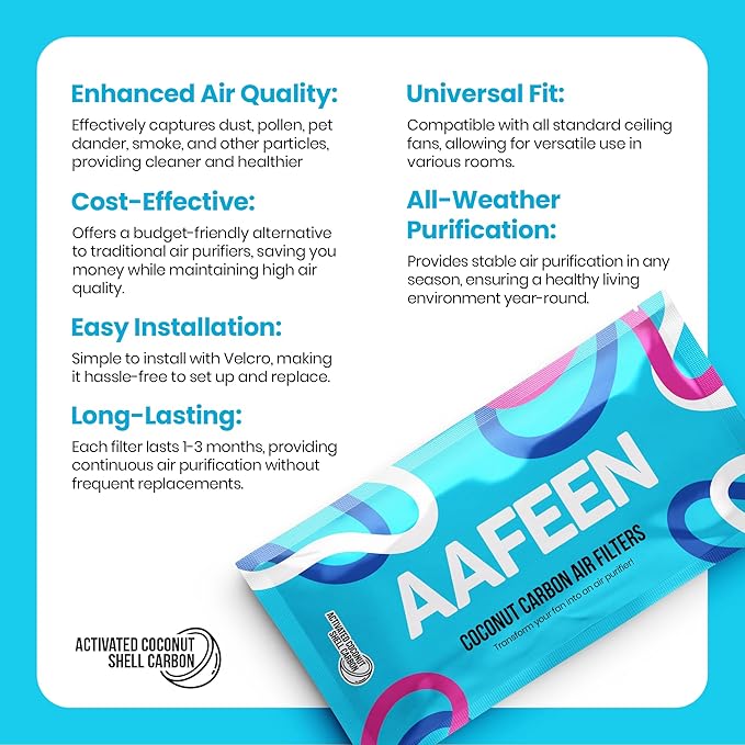 Ceiling Fan Filters for Blades