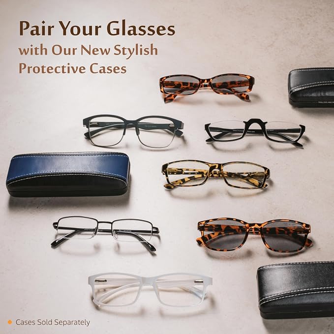 TruVision Readers Reading Glasses, Comfort Spring Hinges