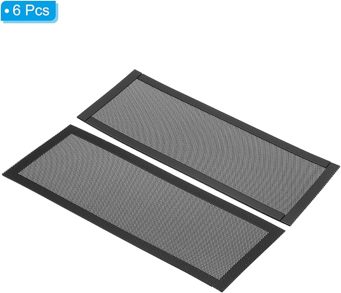 PATIKIL 4"x10" Magnetic Vent Cover, 6 Pack Floor Wall Air Registers Cover