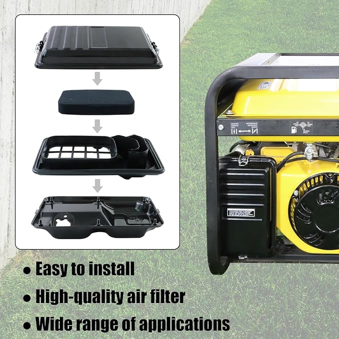 5500 Watt Generator Air Filter/Air Housing Filter Assembly for5500 6000 6500
