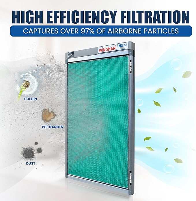 24x24x1 Polarized Media Electronic Air Filter