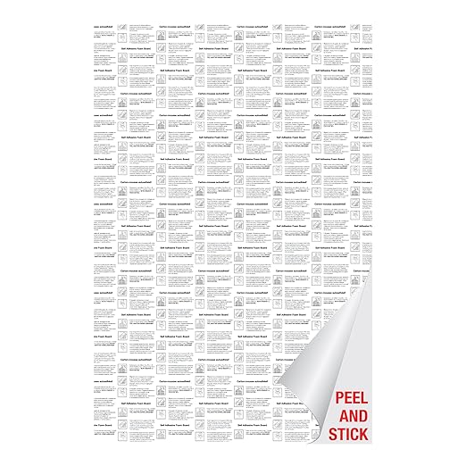 Office Depot Repositionable Self-Adhesive Foam Boards, 20in. x 30in., White, Pack of 2, 26965