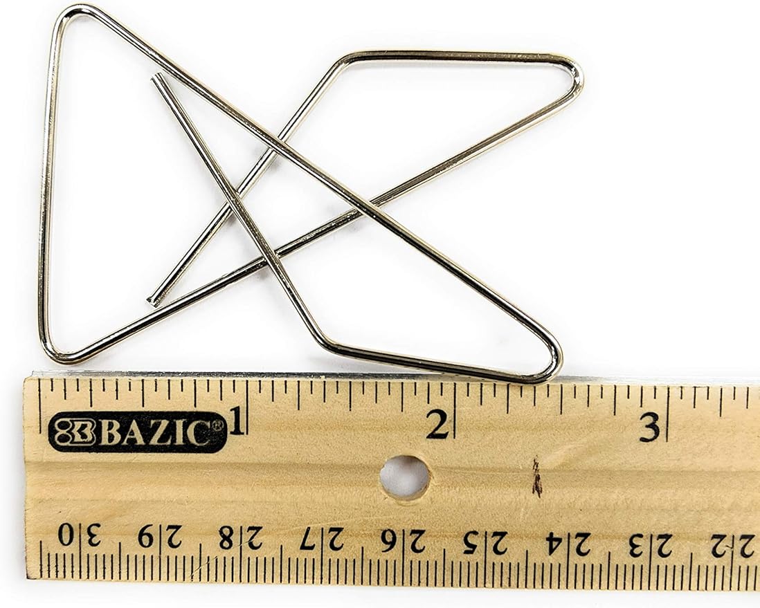 ACCO Ideal Paper Clamp (Butterfly Clamp), Smooth Finish, No.1 Size (Large), 12/Box (A7072610) Pack of 3
