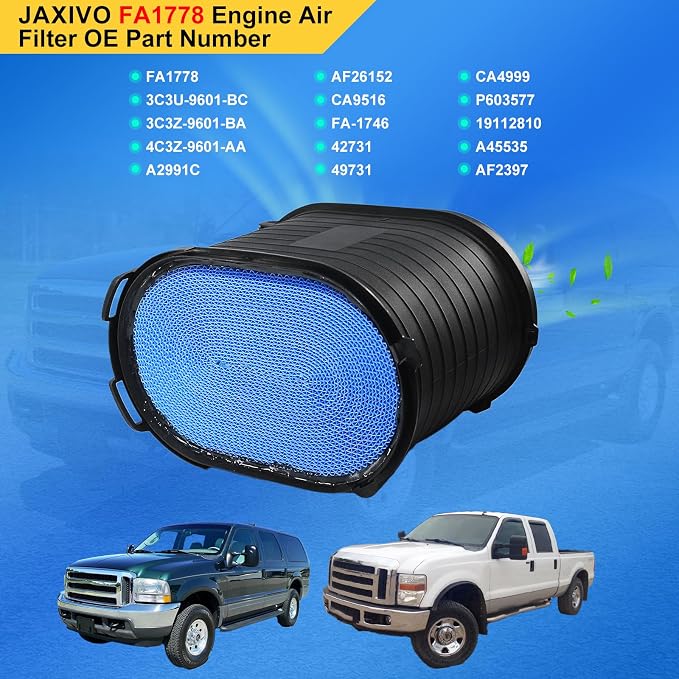 CA9516 Engine Air Filter for Ford 03-07 F250 F350 F450 F550 Super Duty 6.0L V8