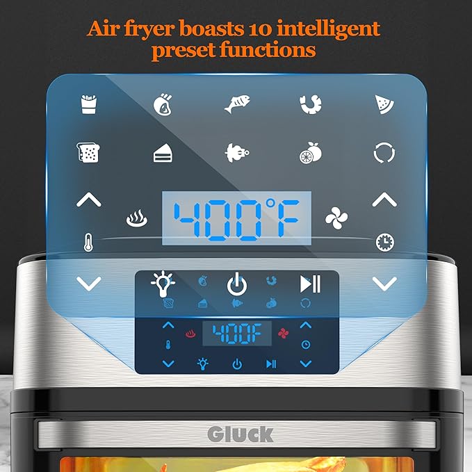 Air Fryer Oven Large 20 QT, Multifunctional 10-in-1 Airfryer Toaster Combo