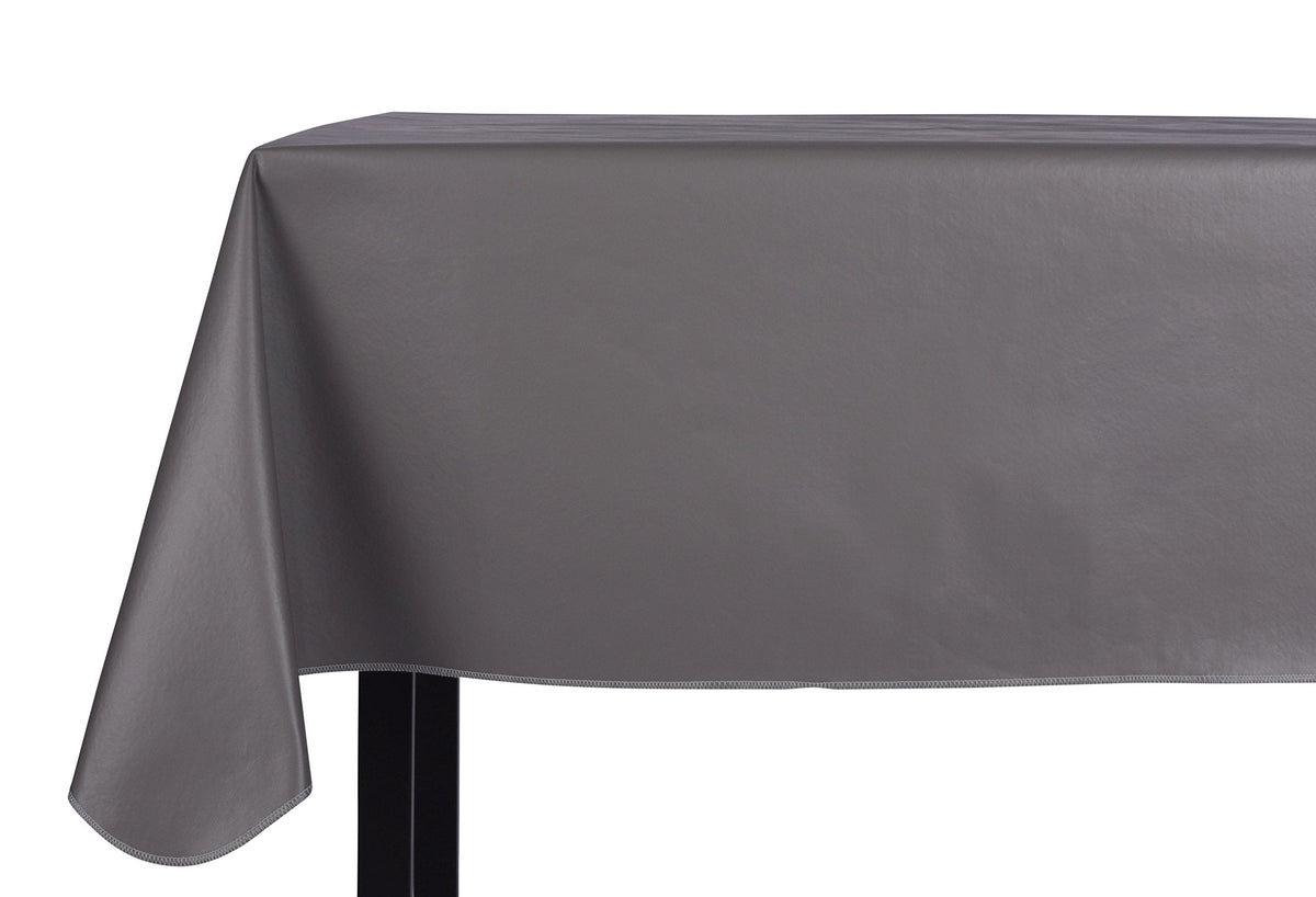 Yourtablecloth Heavy Duty Vinyl Rectangle or Square Tablecloth – 6 Gauge Heavy Duty Tablecloth – Flannel Backed – Wipeable Tablecloth with Vivid Colors & Many Sizes 52 x 120 Ruby Red
