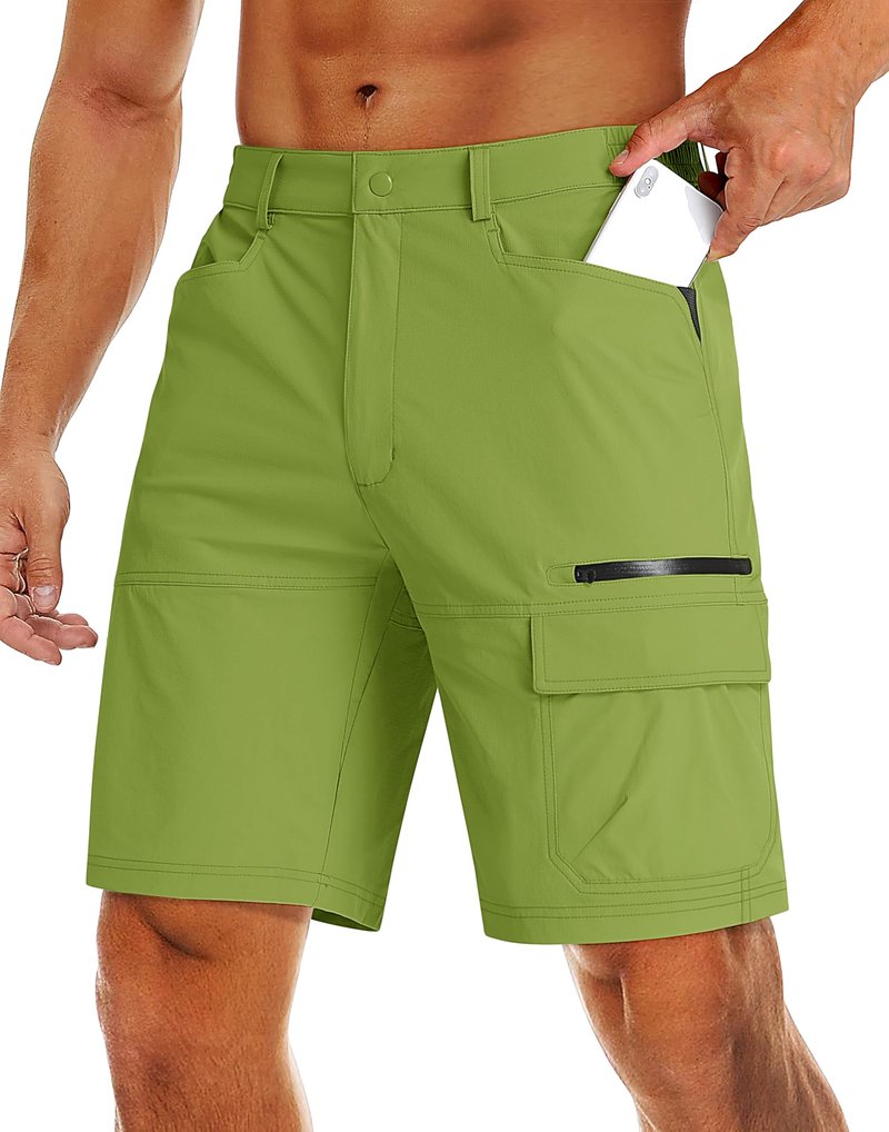 MAGCOMSEN Men's Hiking Cargo Shorts 9" Quick Dry Lightweight Summer Casual Shorts for Men Work Golf Outdoor 5 Pockets