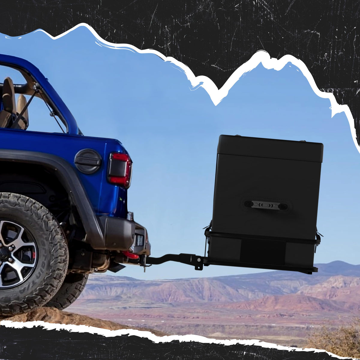 Mockins 25 Cu Ft XL Heavy Duty Trailer Hitch Cargo Carrier Bag All-Weather