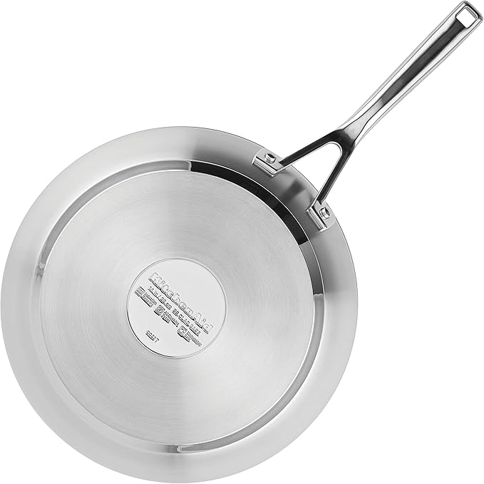 KitchenAid Stainless Steel Cookware Induction Pots and Pans Set, 10-Piece