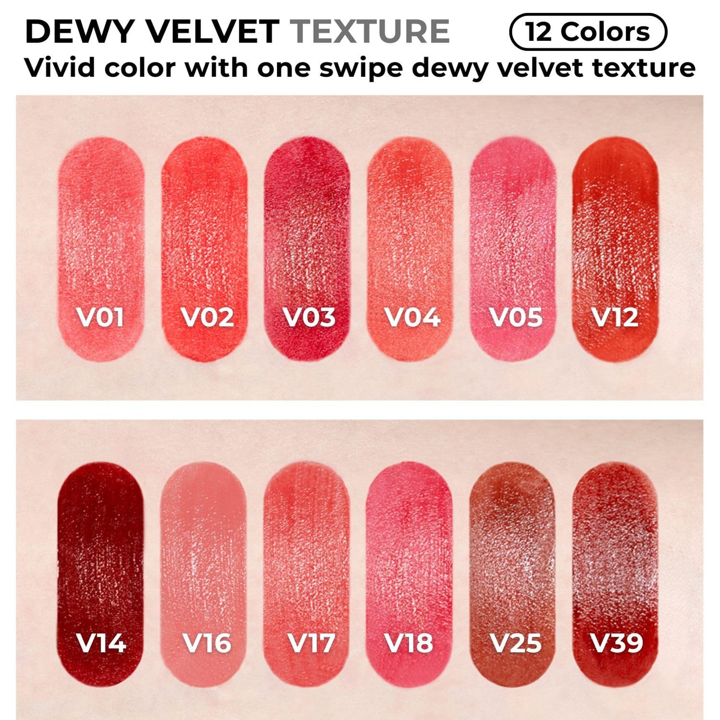 BBIA Last Velvet Tint NEW - Soft Creamy Matte Finish Lip Stain, Blur Effect & Velvety Texture, Long-Lasting, High Pigment, Non-Drying, Vegan, Korean Lip Makeup (V01 EXTRA PURE, Pack of 1)