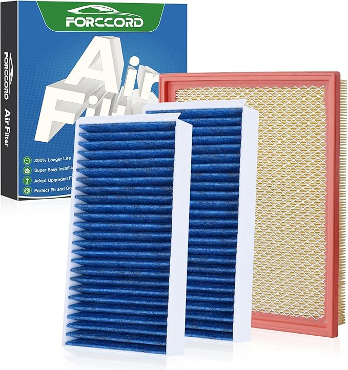 2*Cabin Air Filter and 1*Engine Air Filter Fit
