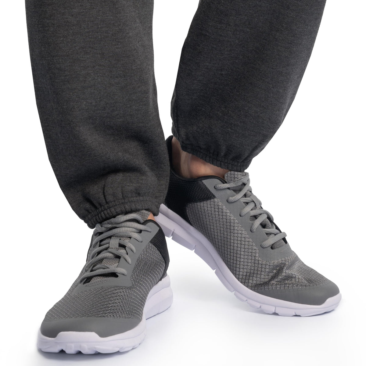 Fruit Of The Loom Mens Eversoft Fleece Elastic Bottom With Pockets, Relaxed Fit, Moisture Wicking, Breathable Sweatpants, Black Heather, Medium US