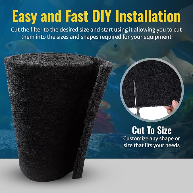 CFS – Pack of 2, Cut to Fit Carbon Infused Filter Pad Media