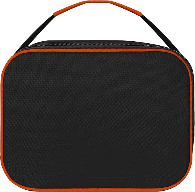 FOCO NFL Unisex-Adult Officially Licensed Wordmark Team Color Big Logo Football Zip Closure 7L Lunch Bag - Cincinnati Bengals