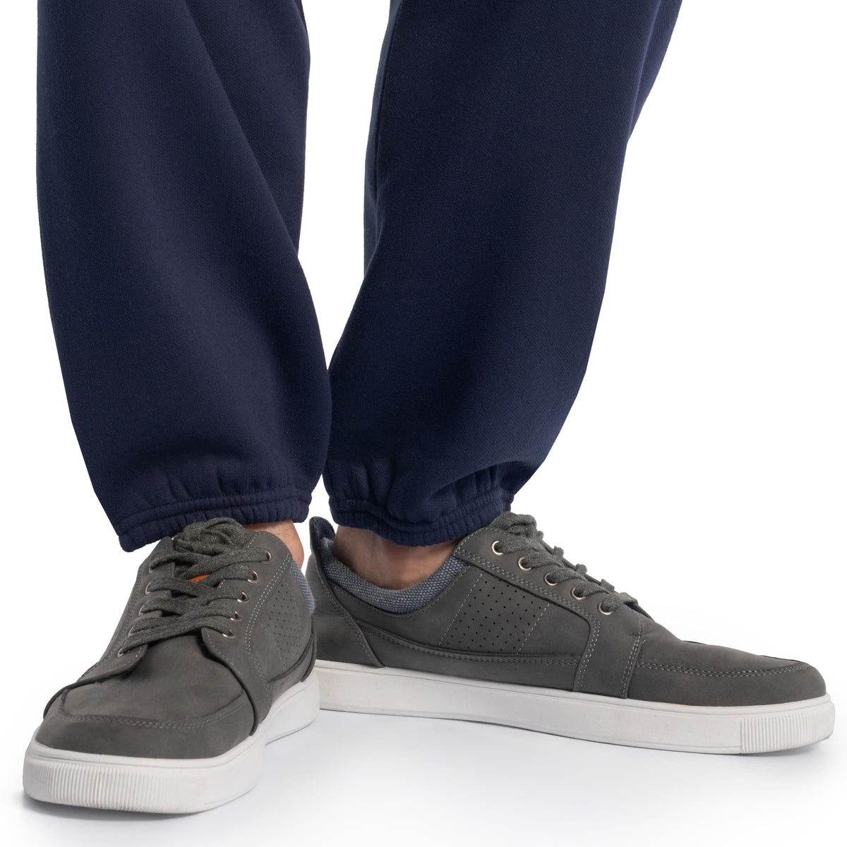 Fruit Of The Loom Mens Eversoft Fleece Elastic Bottom With Pockets, Relaxed Fit, Moisture Wicking, Breathable Sweatpants, Navy, Large US