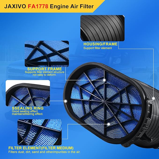 CA9516 Engine Air Filter for Ford 03-07 F250 F350 F450 F550 Super Duty 6.0L V8