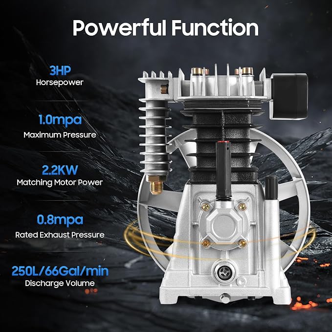 3HP Air Compressor Pump Head