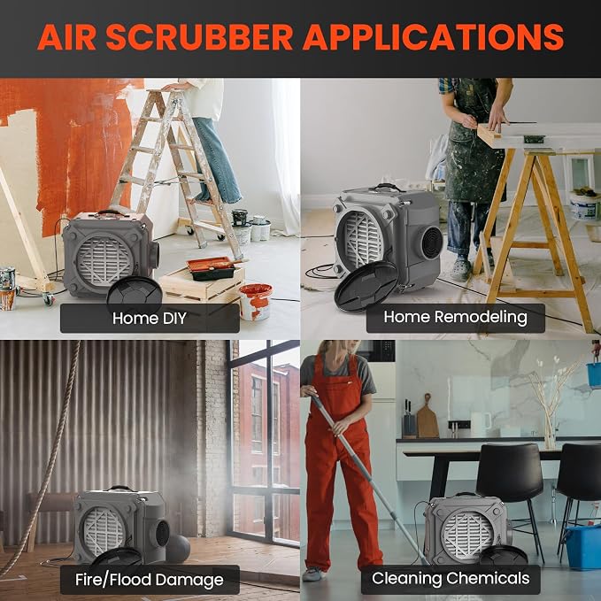 Abestorm Air Scrubber, Negative Air Machine