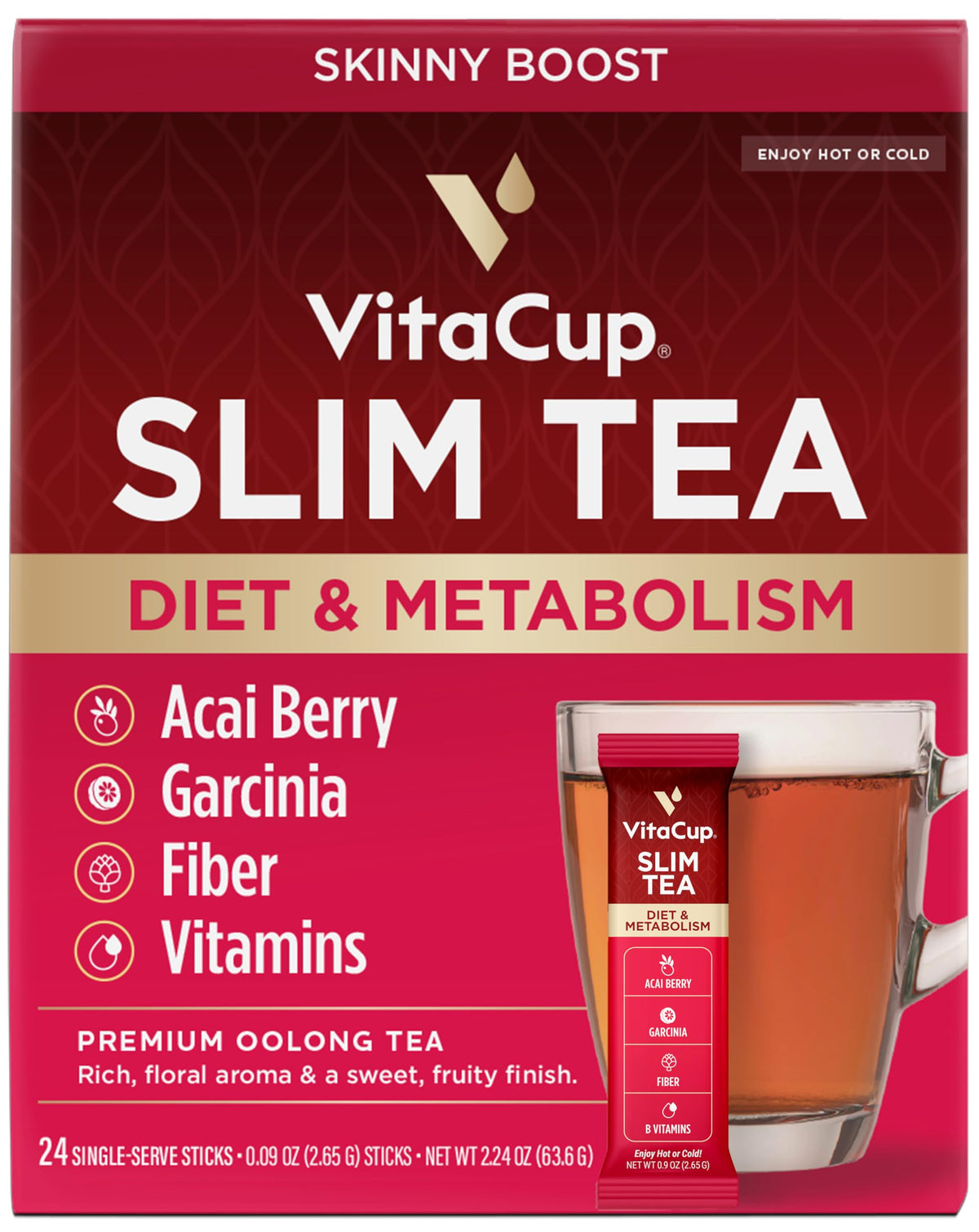 VitaCup Green Tea Pods with Matcha Moringa, 16ct