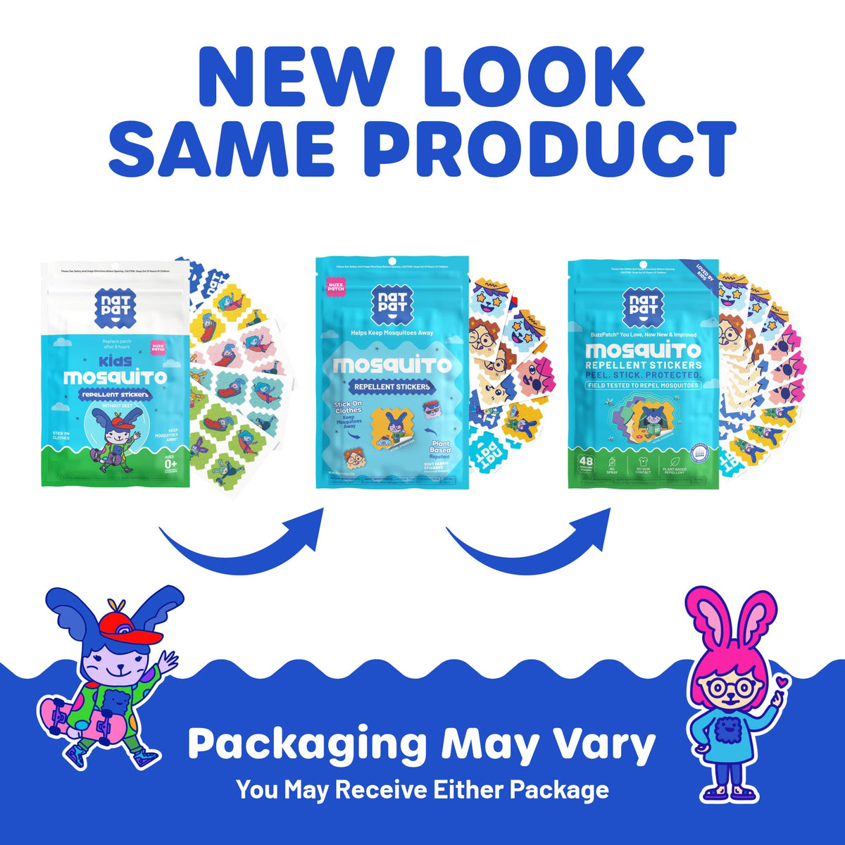 NATPAT Buzz Patch Mosquito Stickers for Kids - Plant Based Ingredients (3)