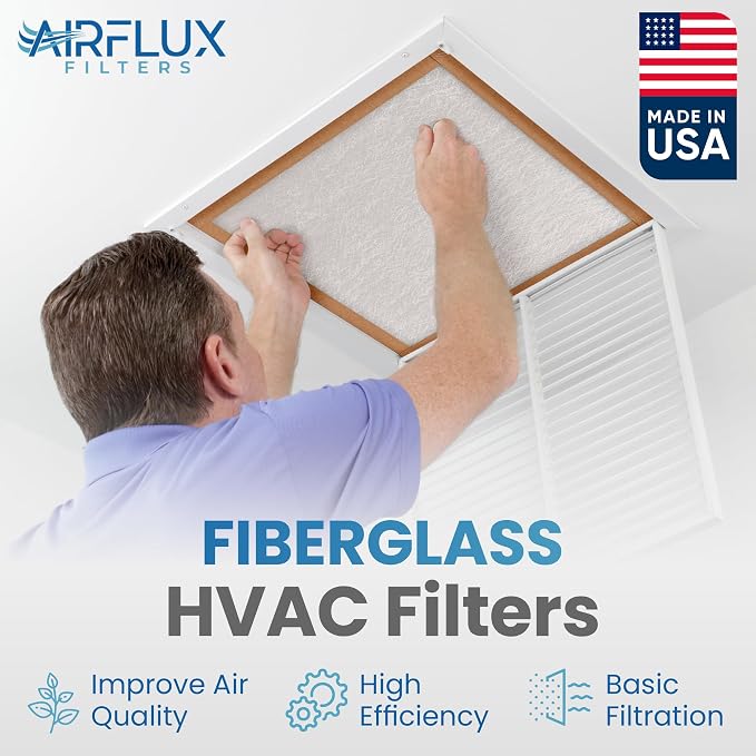 Fiberglass Air Filter -24x24x2Air Filter 12 Pack