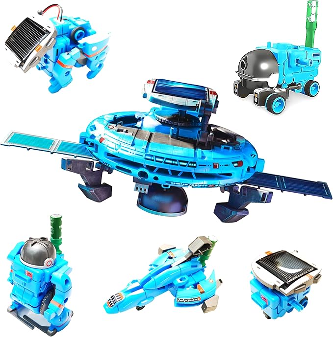 STEM Projects for Kids Ages 8-12, Science Kits, Solar Space Toys Gifts for 8-14 Year Old Teen Boys Girls, 120Pcs Building Experiments Robots for Teenage Ages 9 10 11 12.