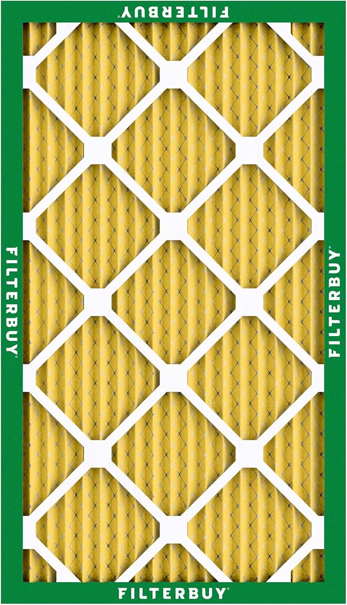 Filterbuy 14x22x1 Air Filter MERV 11 Superior Pet & Allergy Defense,