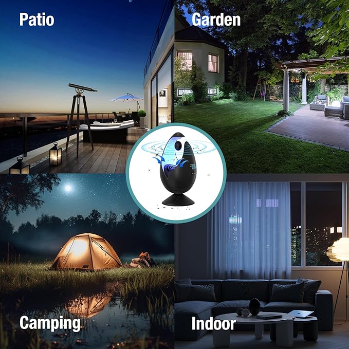 ZingZap Mosquito Magnet Trap with Double-Bait, 2X More Effective Lures and Catches Mosquitoes &Gnats, Mosquito Trap, Dusk/Dawn Smart Auto-Switch, Non-Toxic and Safe
