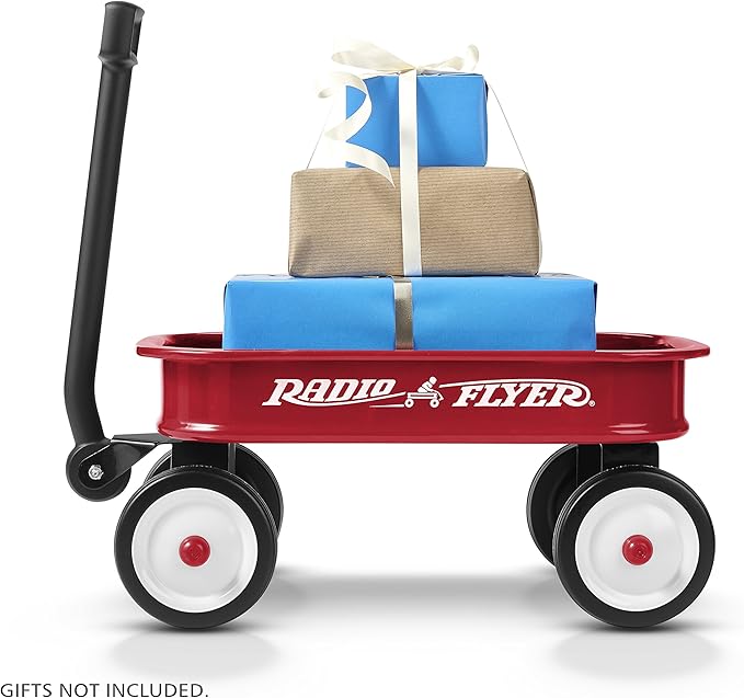 Radio Flyer Miniature Kids Wagon 12.5”, Toy Wagon with Wheels, Rolling Cart for Toddlers & Kids, Indoor & Outdoor Play or Baby Shower Decoration, Ages 1.5+