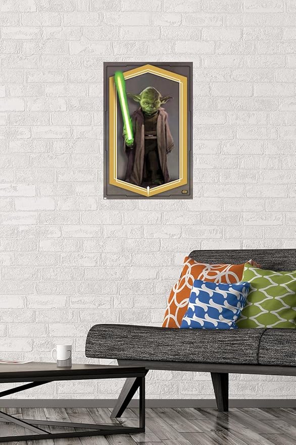Trends International Star Wars: The High Republic - Yoda Wall Poster, 14.725" x 22.375", Premium Unframed Version