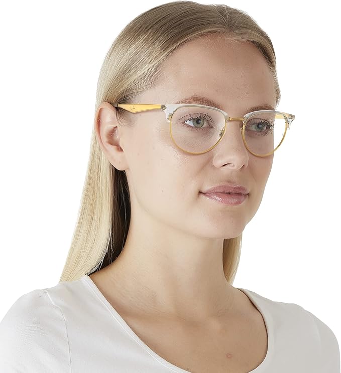 Ray-Ban Unisex Rx6396 Round Prescription Eyeglass Frames