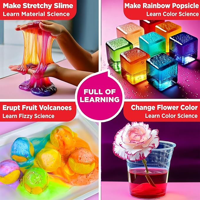 Doctor Jupiter Girls’ First Science Gift Set for Ages 4+ | Set of Girls' First Science Kit & Amazing Science Kit |Birthday Gift Ideas for 4-5-6-7-8 Year Olds |STEM Learning & Education Toys