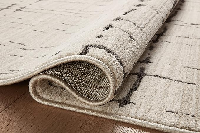 Loloi Darby Collection DAR-06 Sand/Dk. Grey 2'-7" x 10'-0" Runner Rug