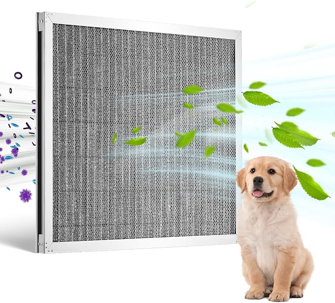 VEVOR Electrostatic Air Filter, MERV 8 Long Lifetime, Healthier Home or Office