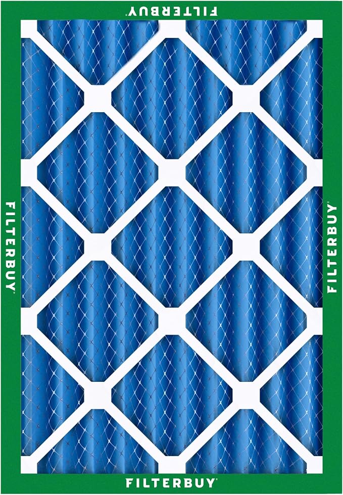 Filterbuy 18x20x4 Air Filter MERV 13 Optimal Smoke & Allergy Defense,