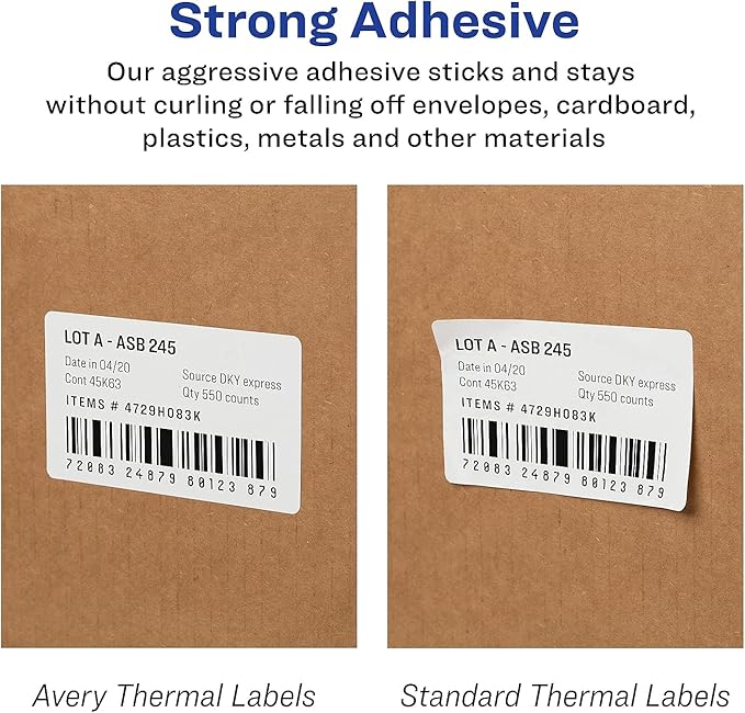 Avery 4150 Multi-Purpose Labels, 3-1/2-Inch x1-1/8-Inch, 130/Roll,2 RL/BX, White