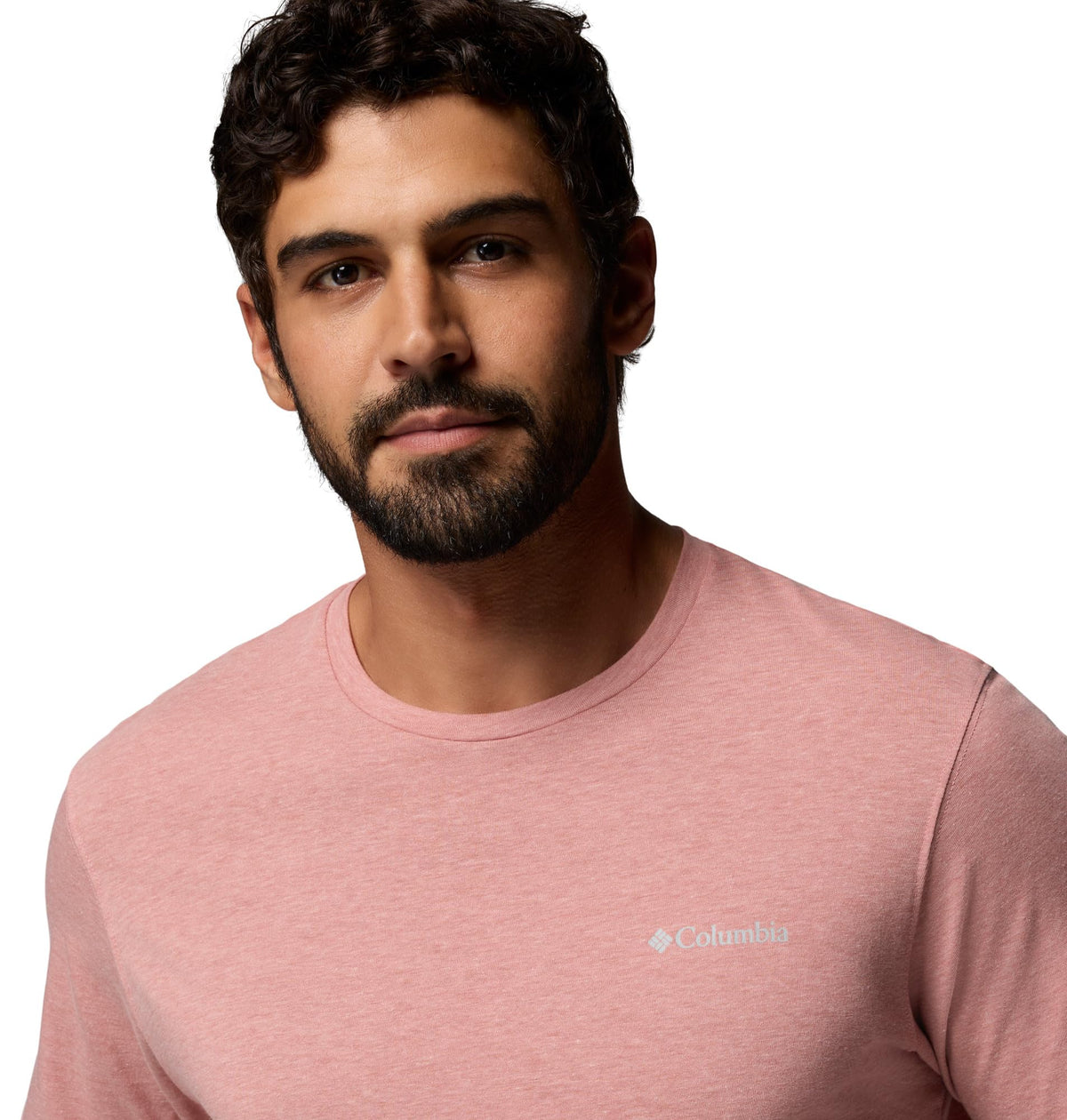 Columbia Men's Thistletown Hills Short Sleeve T-Shirt, Washed Red/Heather, 5X