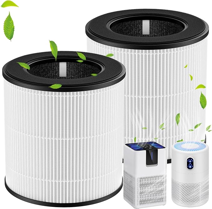 isinlive M05 B-D02L Replacement Filter, 2 Pack, Compatible