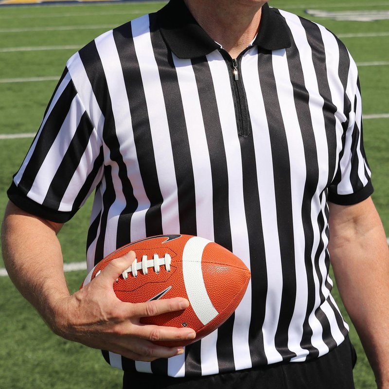Murray Sporting Goods Men’s Referee Shirt Collared | Official Mens Ref Shirt Jersey Short Sleeve - Football Halloween Costume (Large)