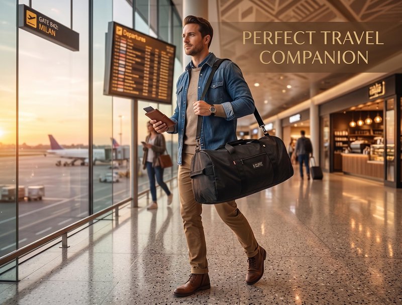 Heavy Duty Cargo Duffel Large Sport Gear Drum Set Equipment Hardware Travel Bag Rooftop Rack Bag (24" x 12" x 12", Black)